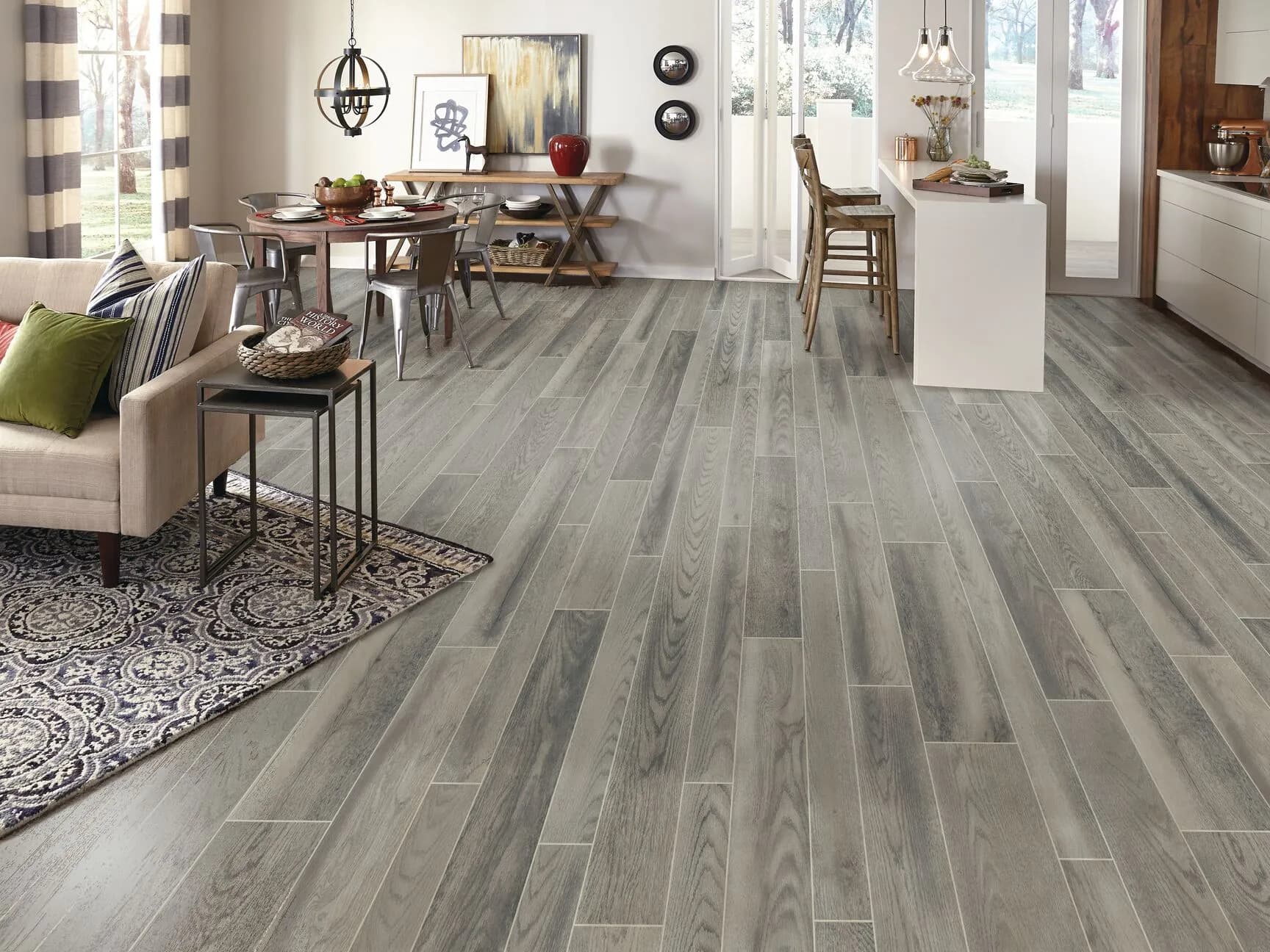Ceruse Oak Vinyl Sheet - Wolf Run
